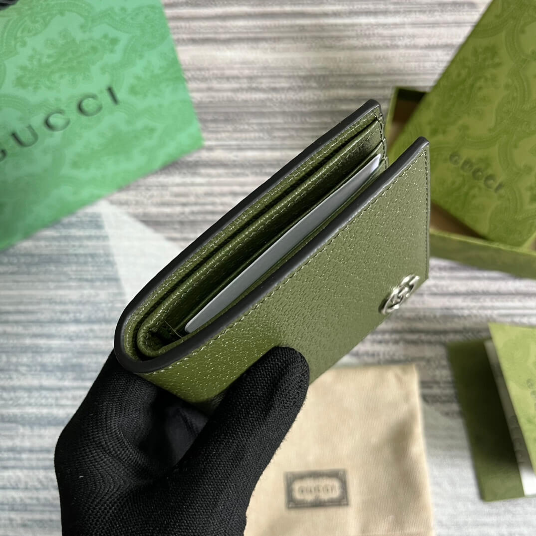 428726 marmont gg wallet mens wallet 21cm green materials and care mens bag man bag