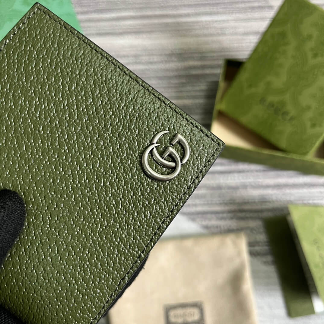428726 marmont gg wallet mens wallet 21cm green materials and care mens bag man bag