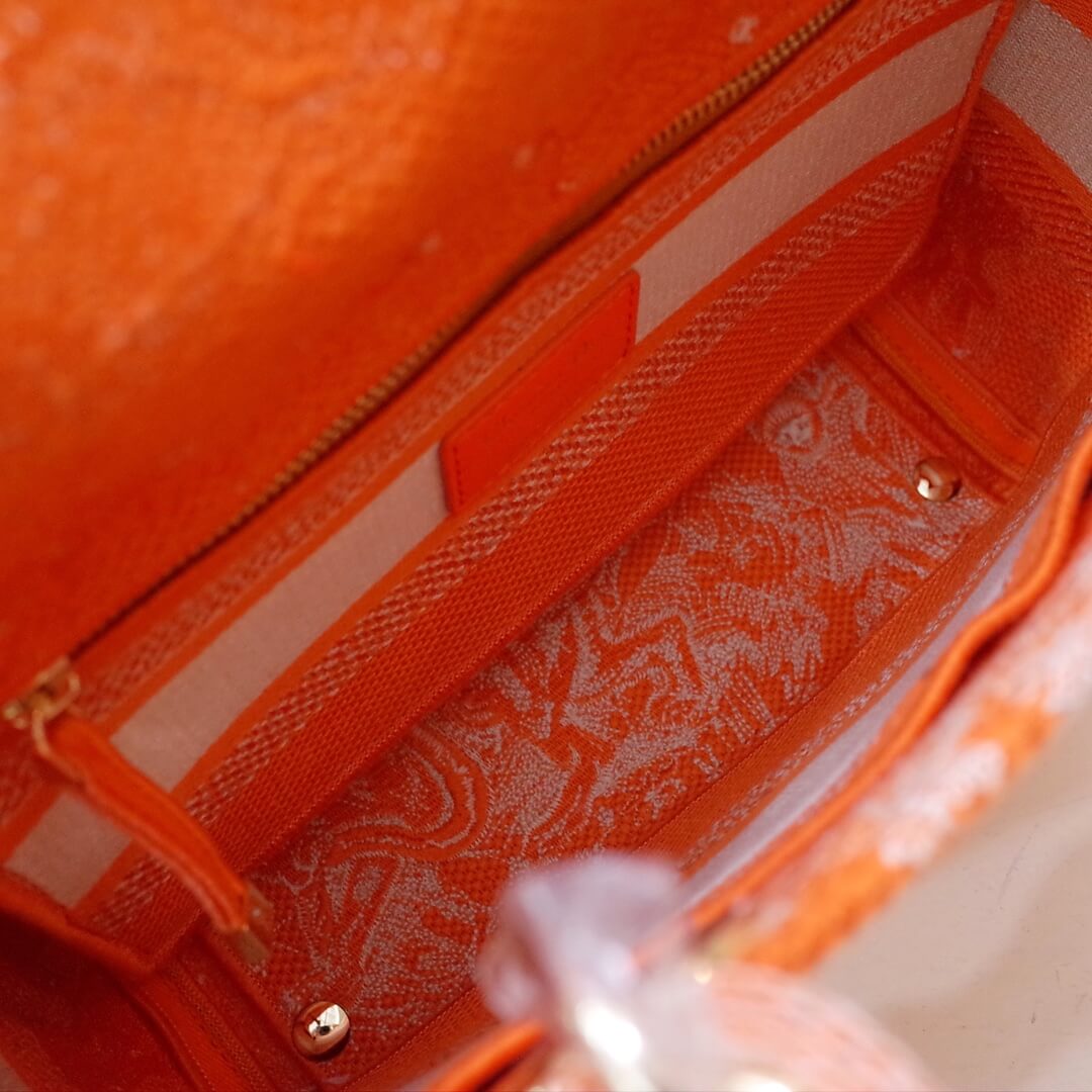 44532 lady d lite reverse handbag cross body bags shoulder bag orange 24cm