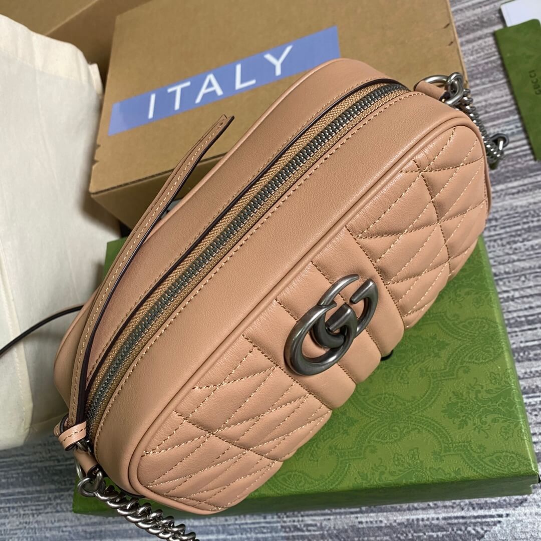 447632 marmont 24cm shoulder bag cross body bags nude