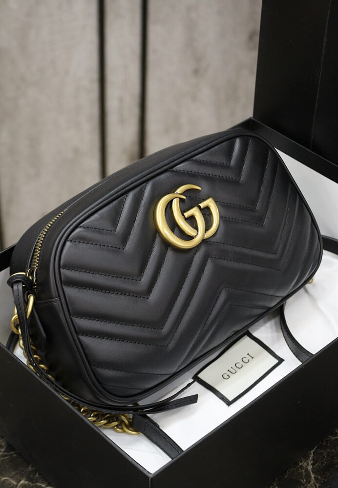 gc 447632 marmont black leather