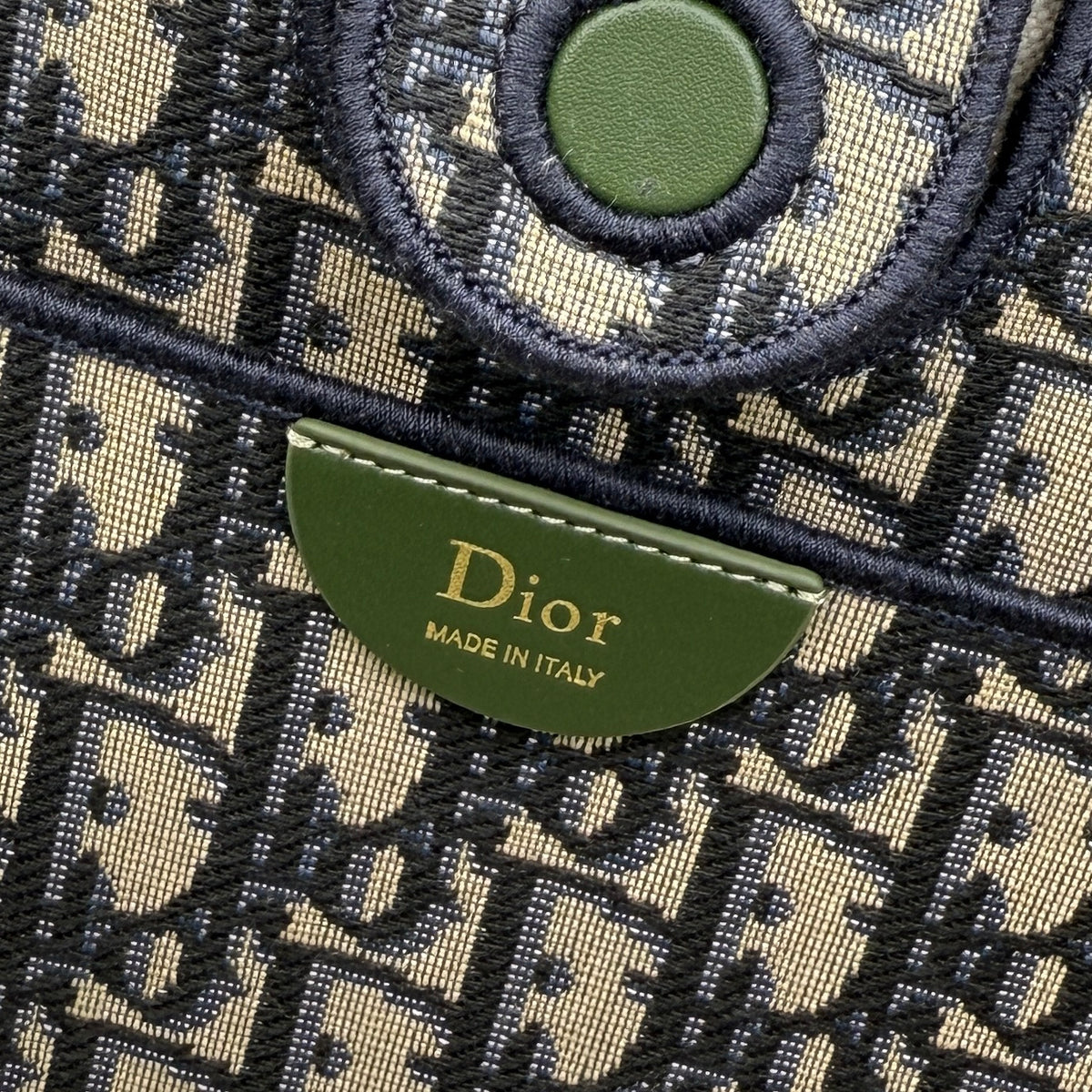 Dior Small Promenade Shopping Bag Olive Green M1410