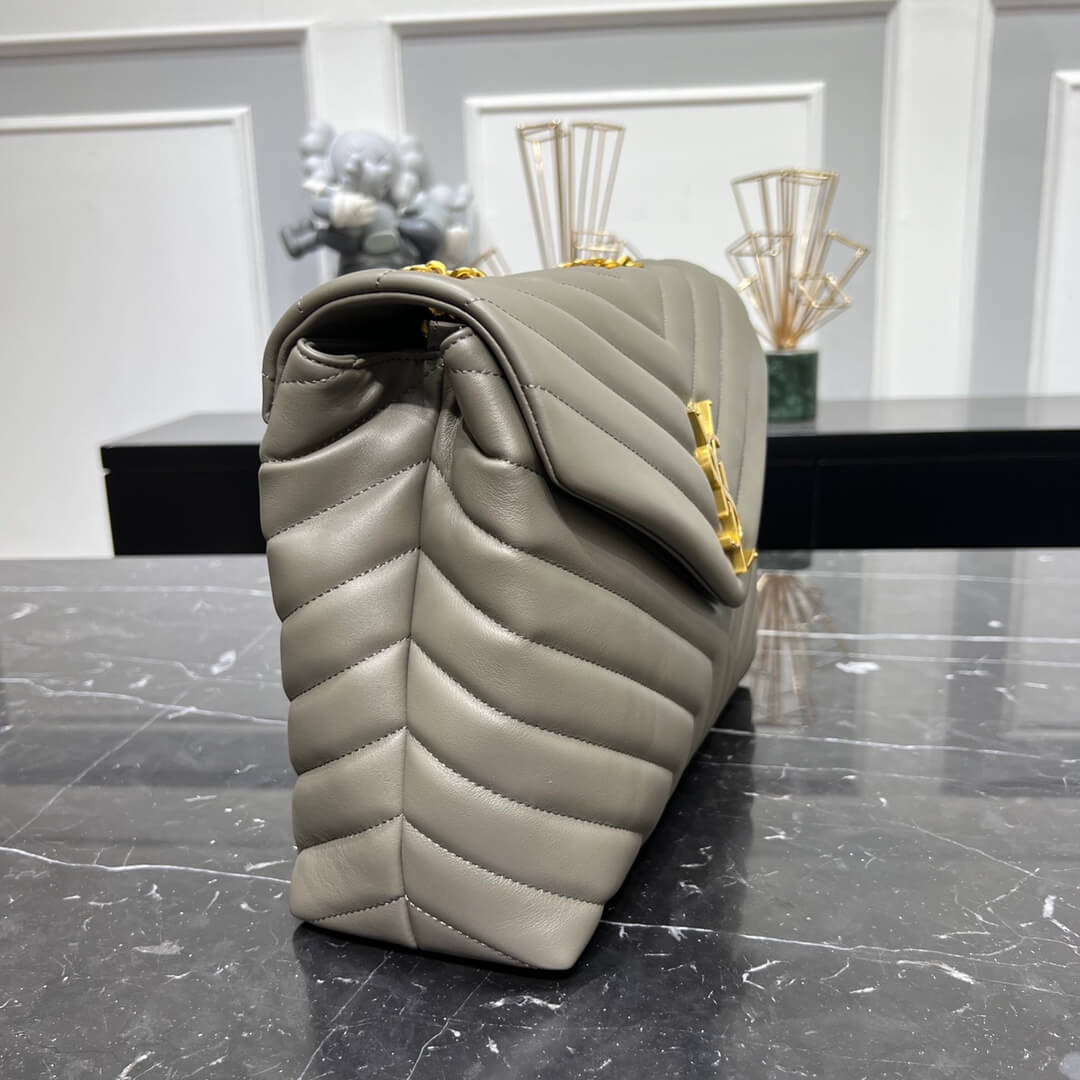 ysl 459749 shoulder bag grey