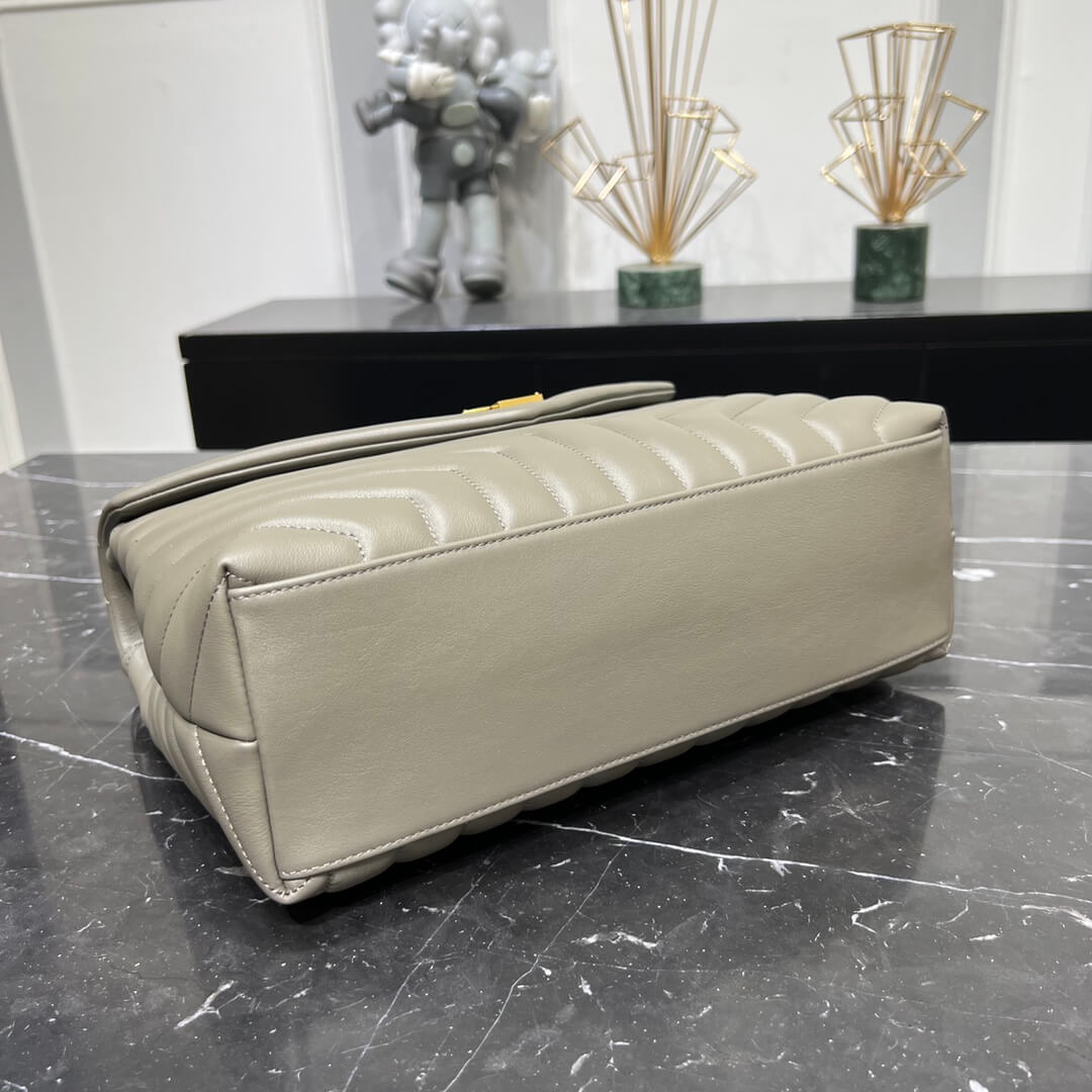 ysl 459749 shoulder bag grey