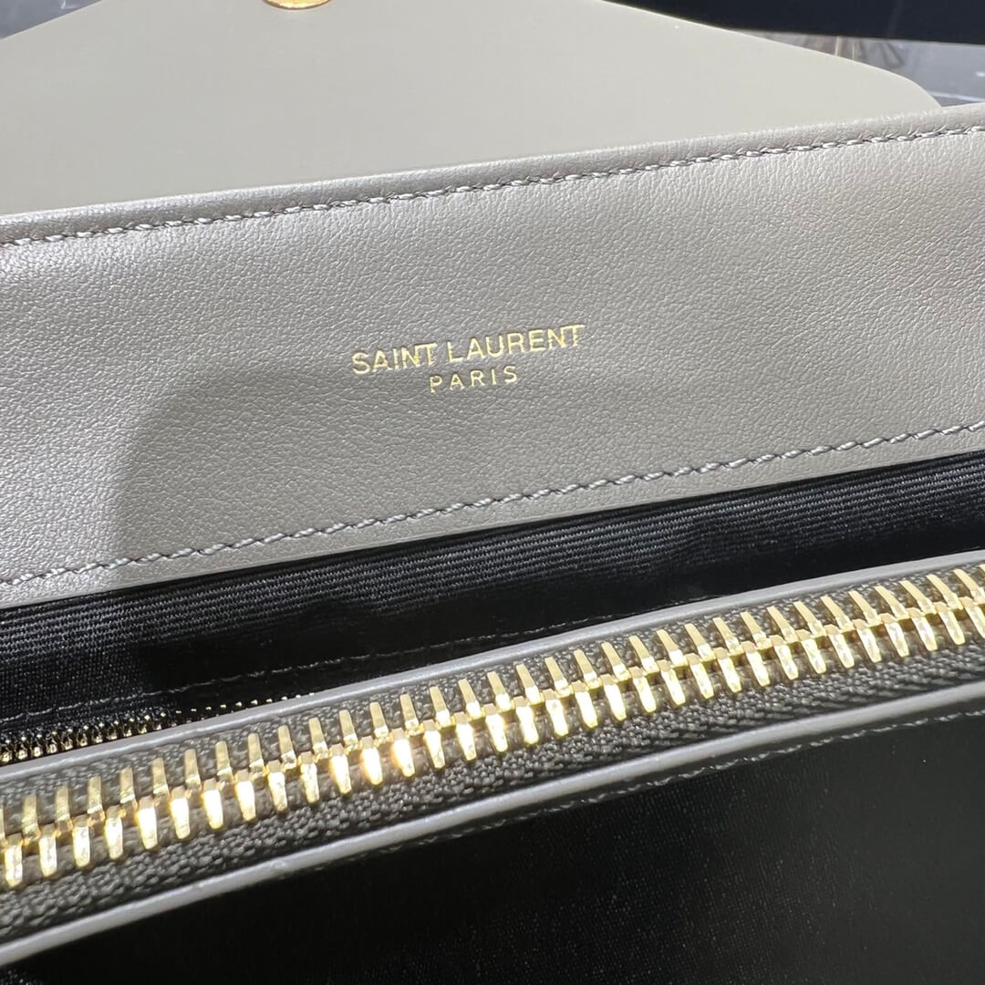 ysl 459749 shoulder bag grey