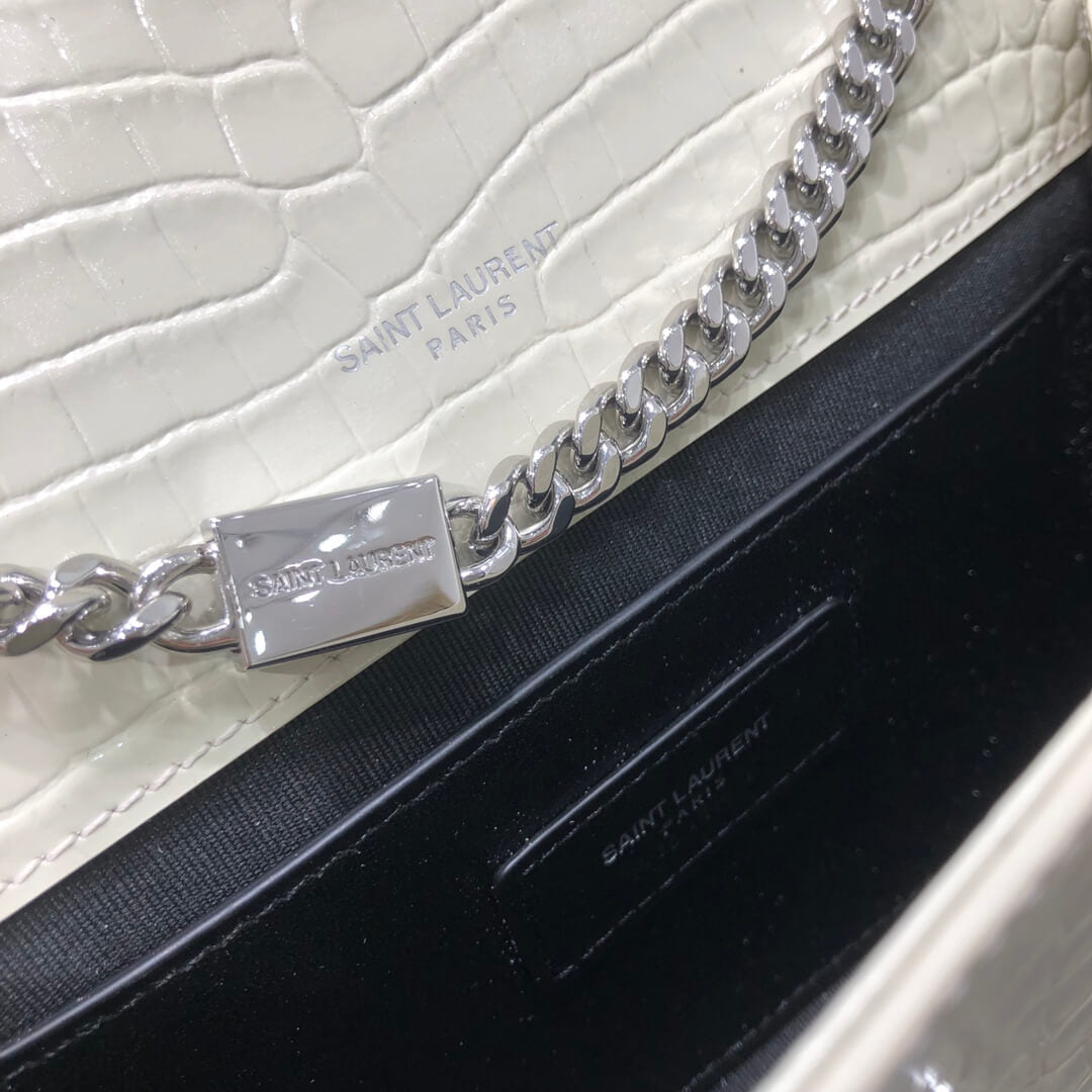 ysl 474366 cross body bags shoulder bag white calfskin