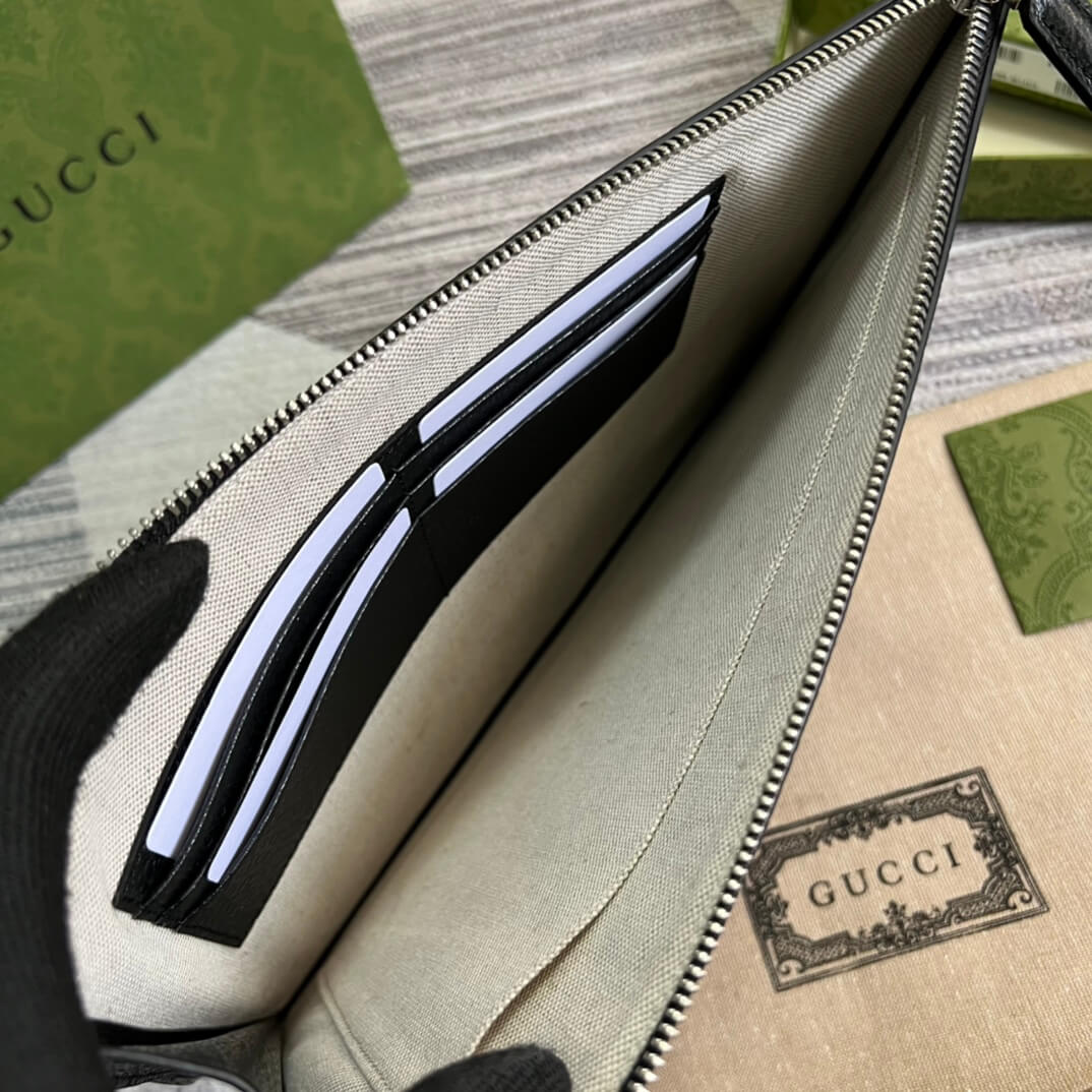 gg gc subaxillary bag black 475317 marmont leather pouch