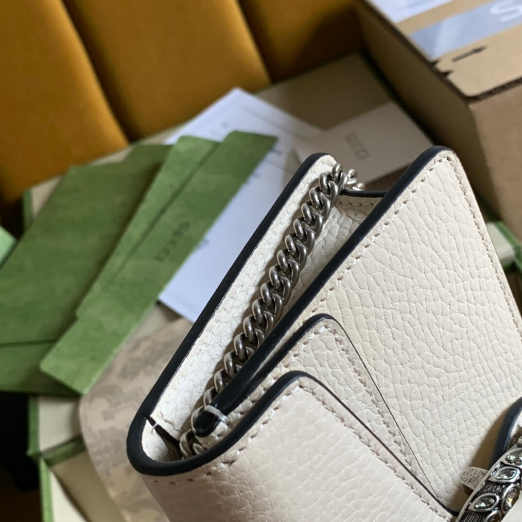 476432 dionysus gg 16 5cm white cowhide real leather