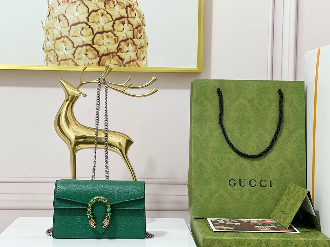 476432 dionysus gg supreme super mini bag green