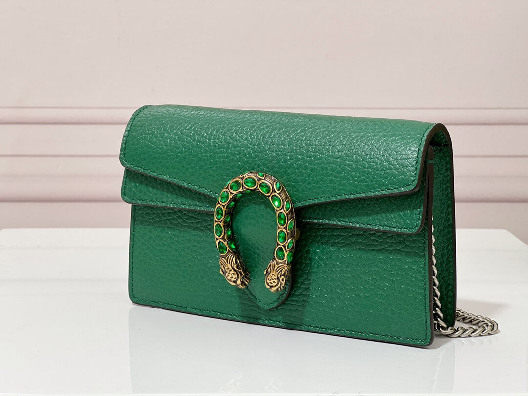 476432 dionysus gg supreme super mini bag green