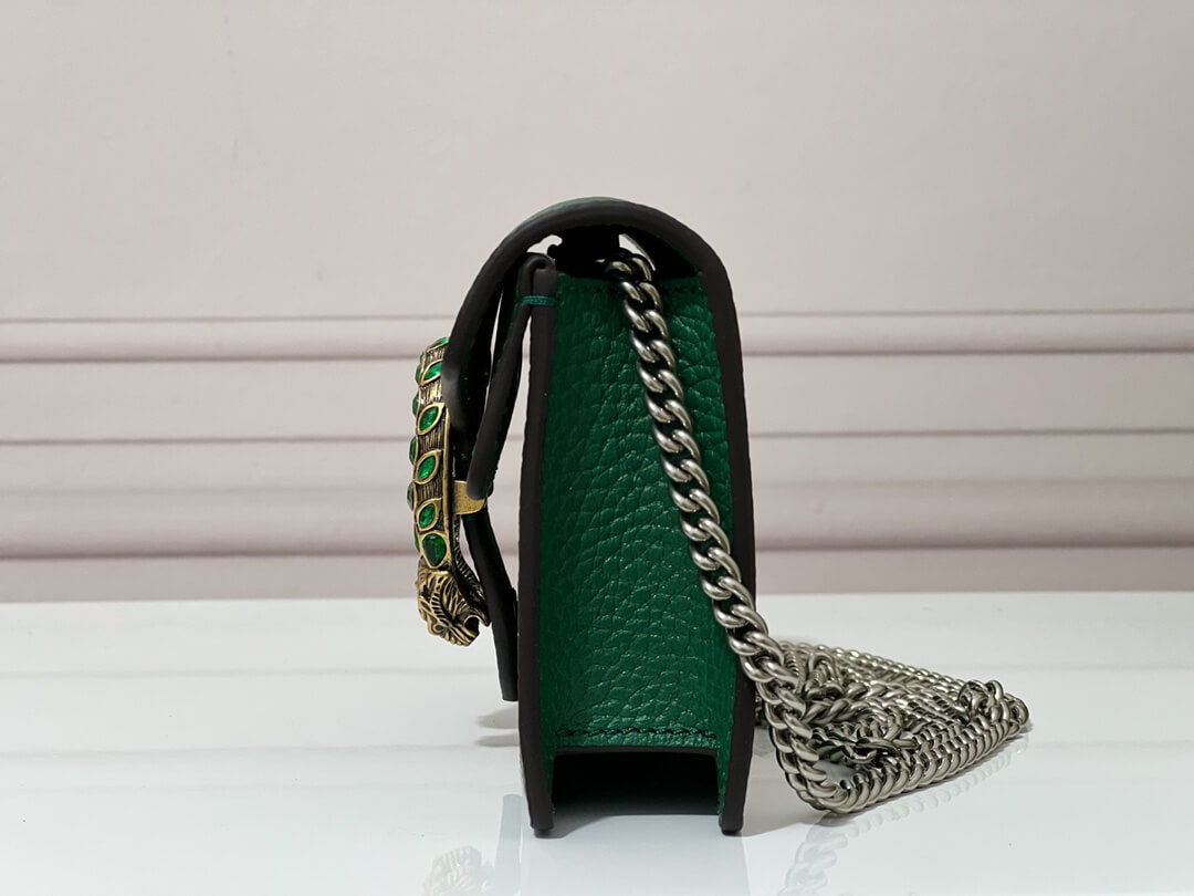 476432 dionysus gg supreme super mini bag green