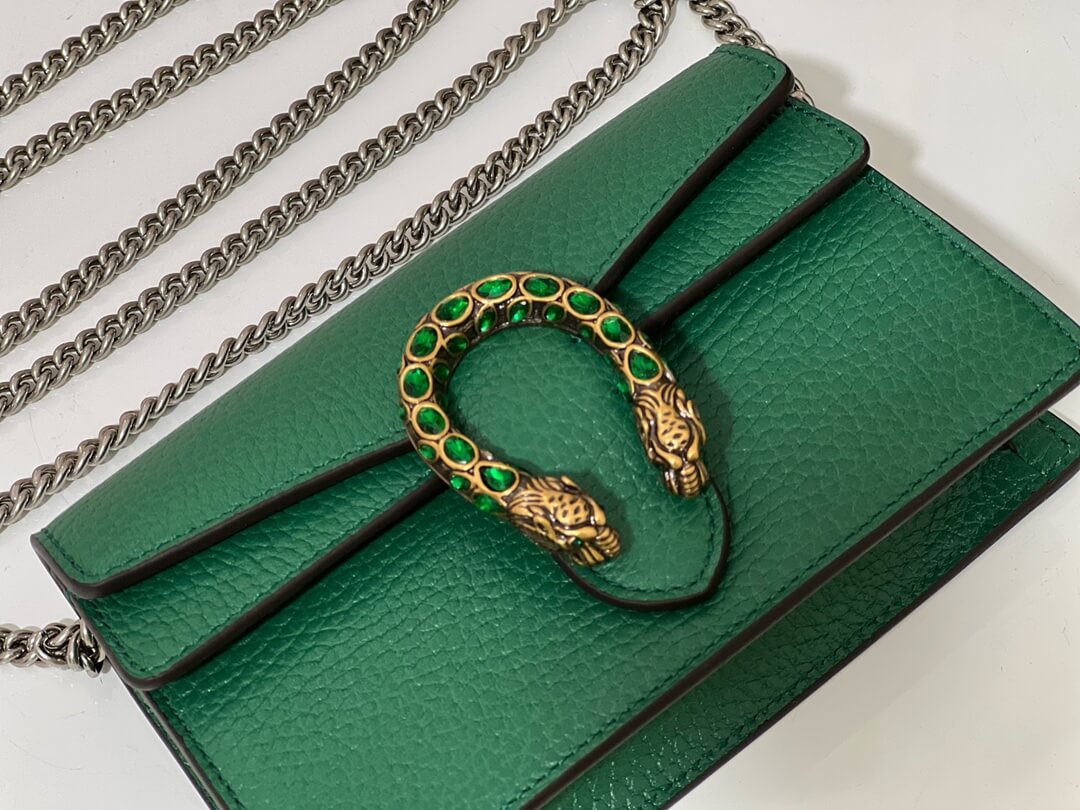 476432 dionysus gg supreme super mini bag green