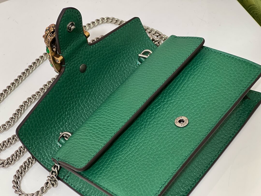 476432 dionysus gg supreme super mini bag green