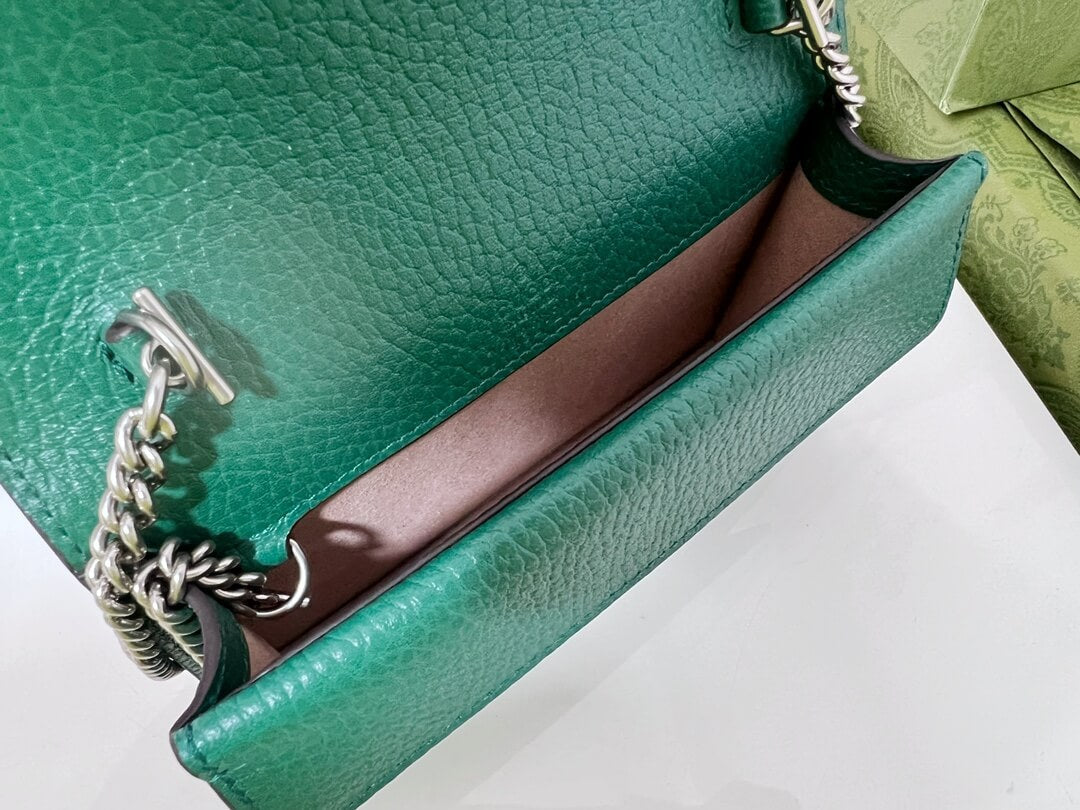 476432 dionysus gg supreme super mini bag green