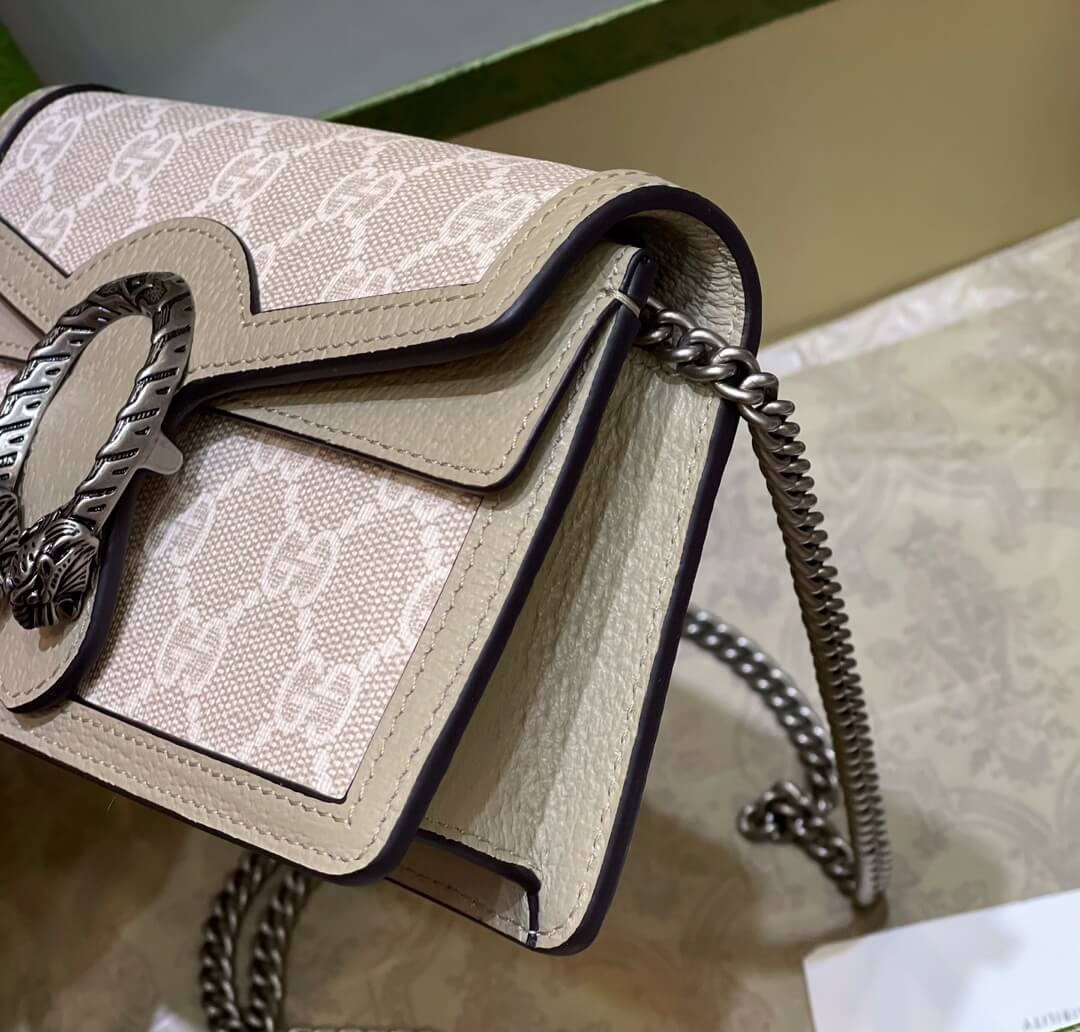 476432 dionysus gg supreme super mini bag grey