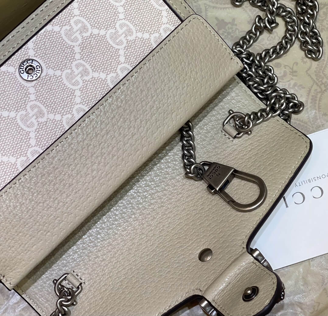 476432 dionysus gg supreme super mini bag grey