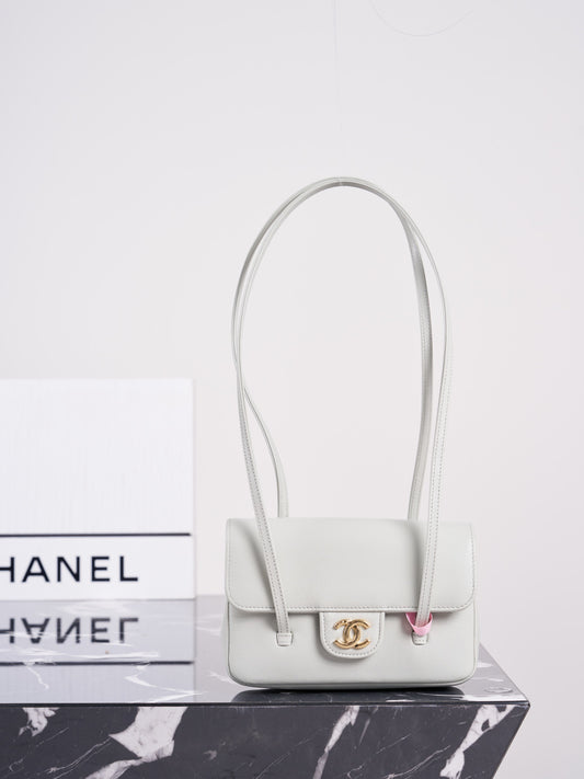 Chanel 26P Mini Preppy Coco Bag Light Green AP5068 - View 1