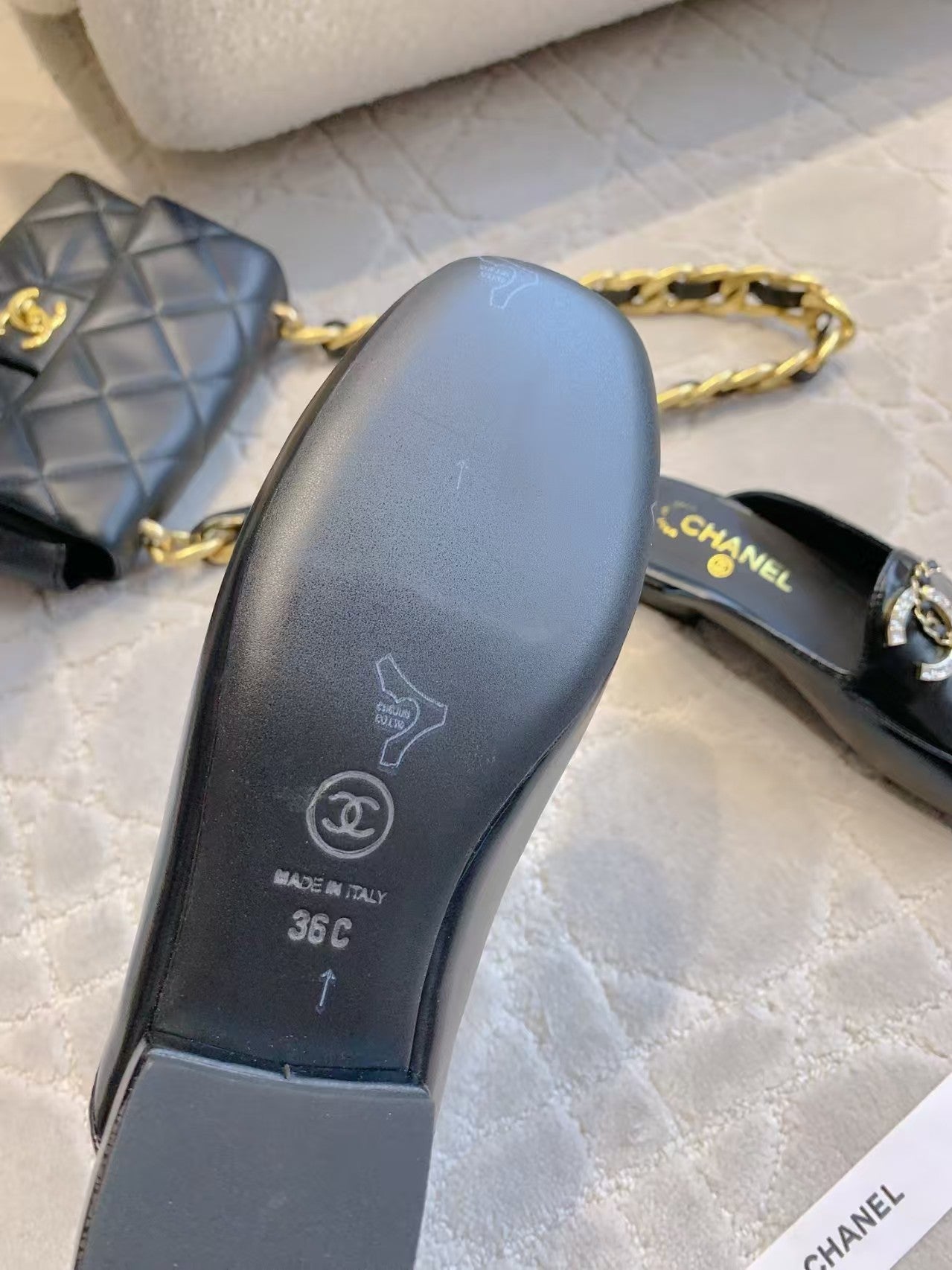 CHA black slippers PD250421 Shoes