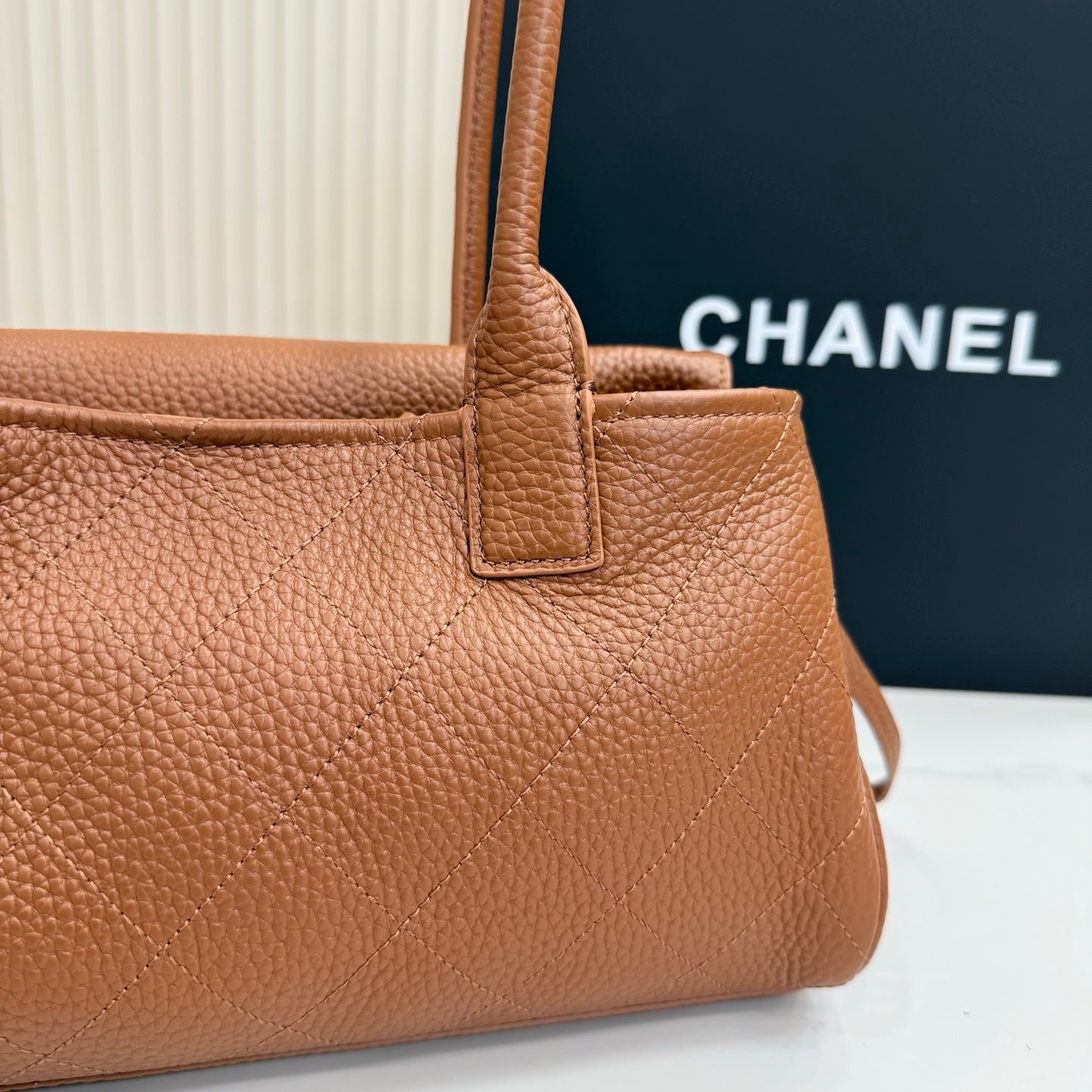 Chanel 26S Flap Bag Brown Calfskin AS6288