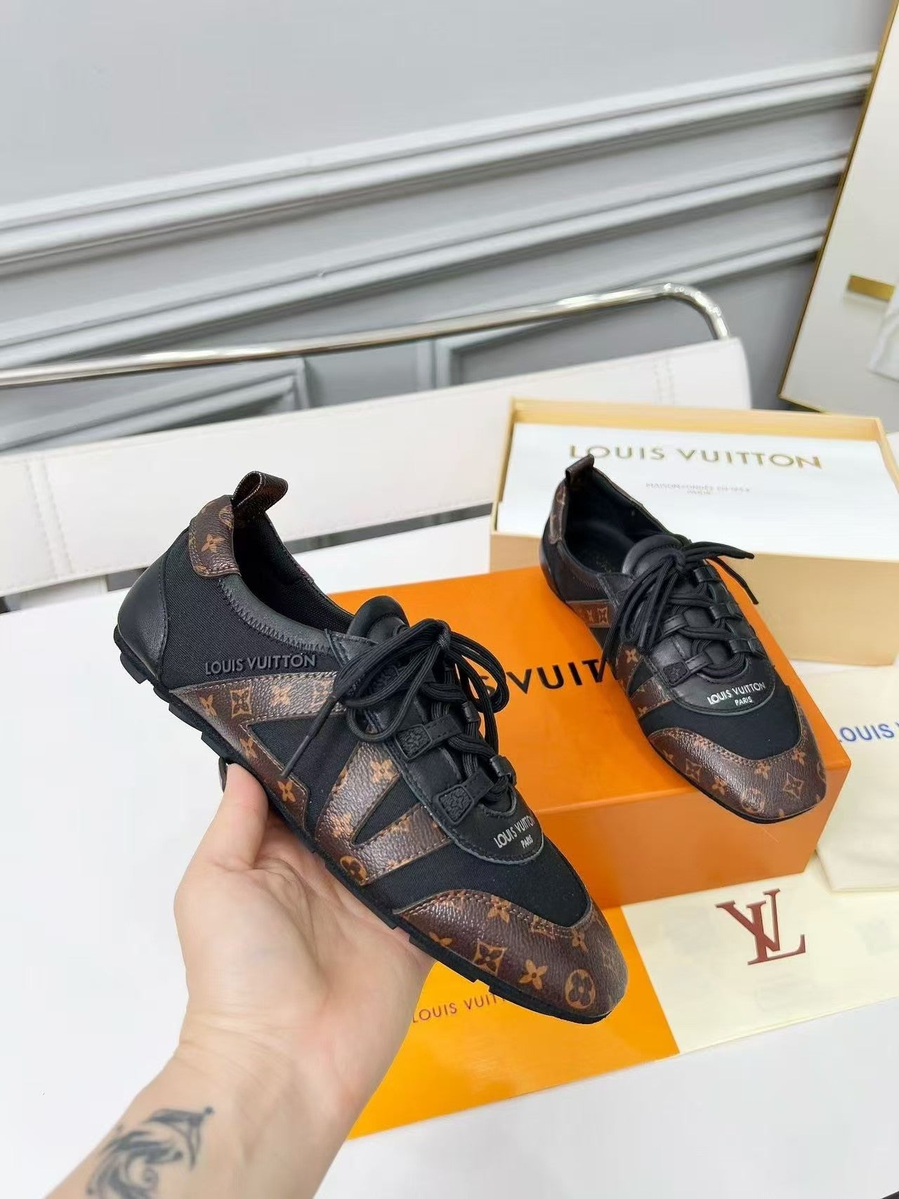 LV Sneakerina Brown 1AHNDK