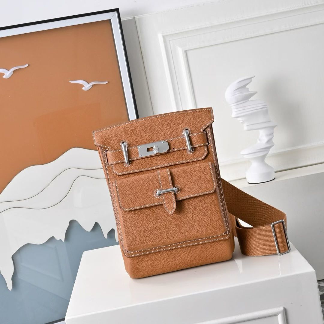 Hermes Hac a Dos PM Backpack Brown - View 4