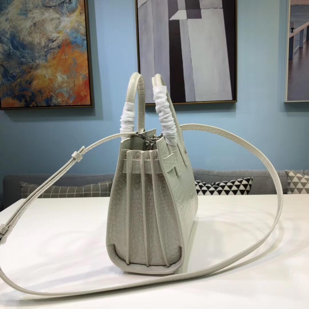 ys l607788 shoulder bag black leather golden color crocodile pattern µĸ±±¾