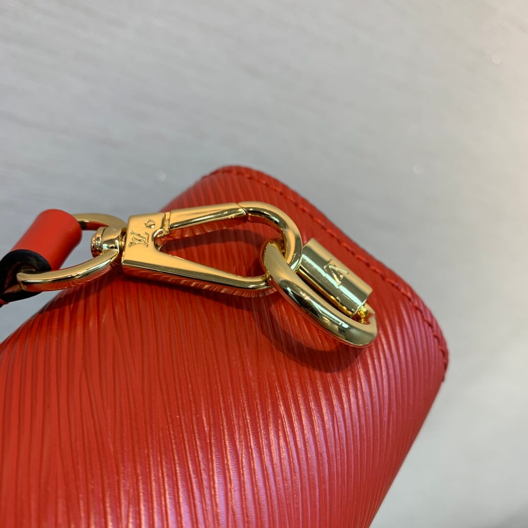 m50280 shoulder bag cross body bags maroon leather rose gold