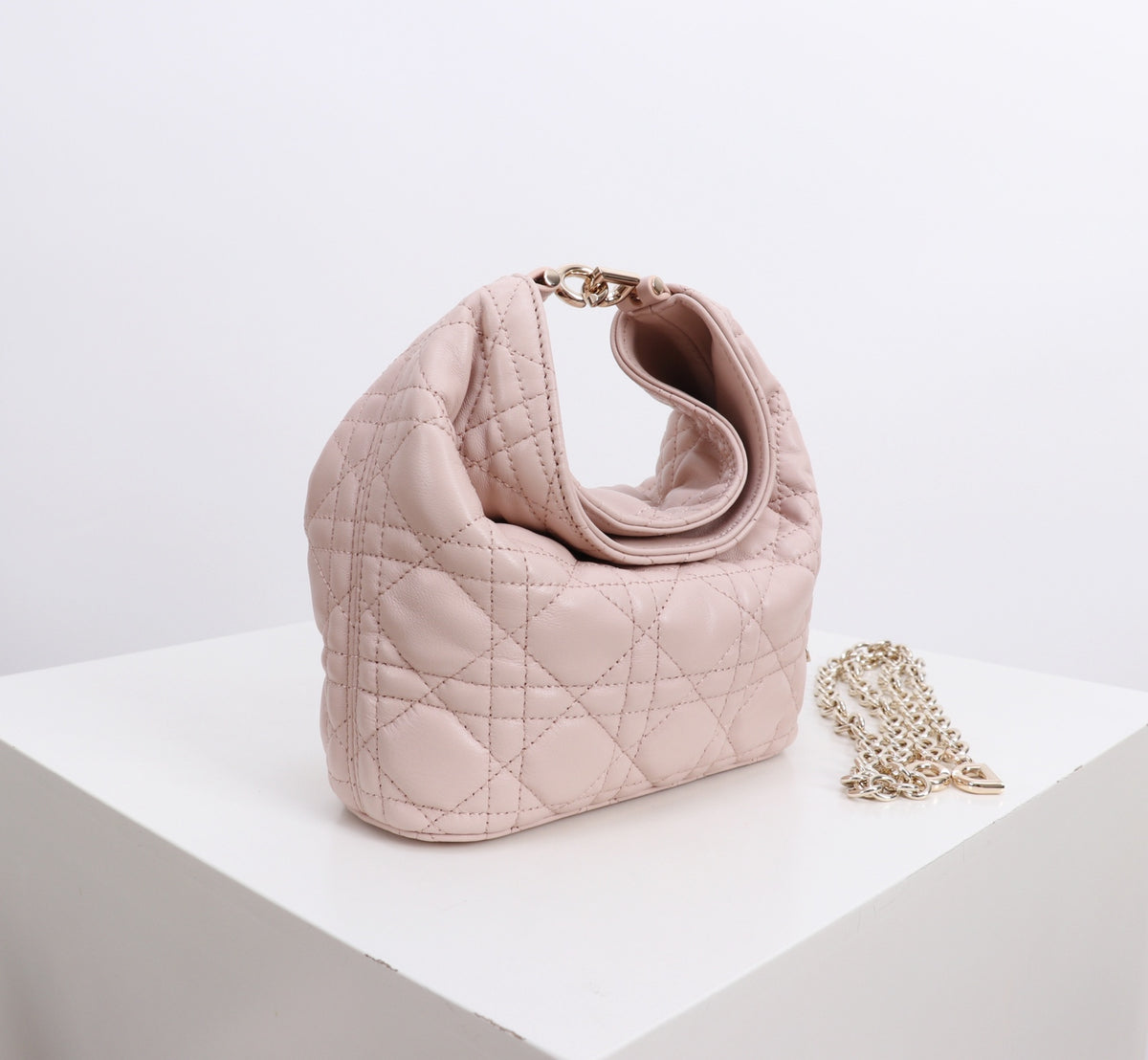 Dior Jonathan Anderson Mini Lotus Pink Gold Hardware 1538S