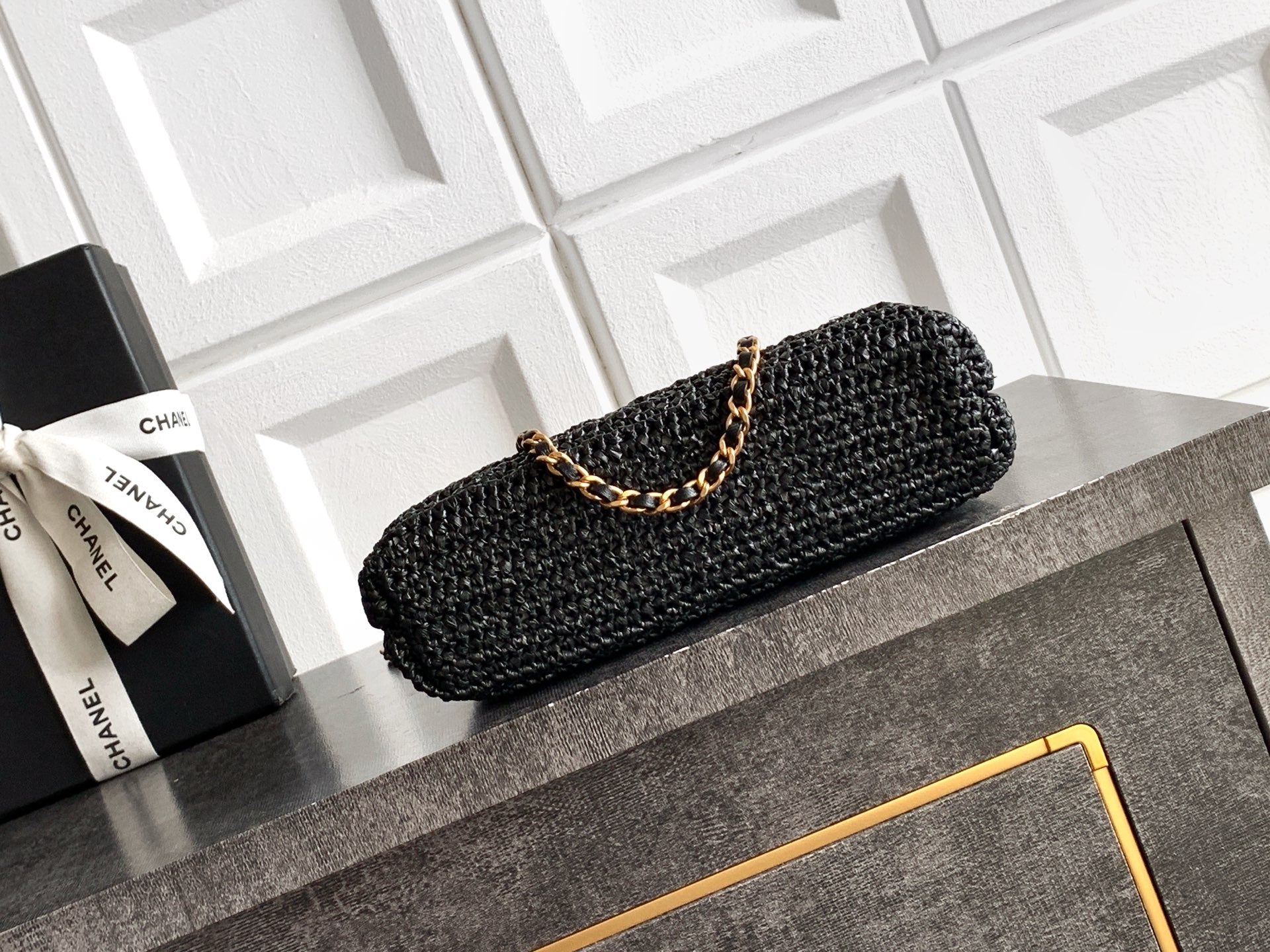 Chanel 26C Kelly Chain Bag Black AS4416