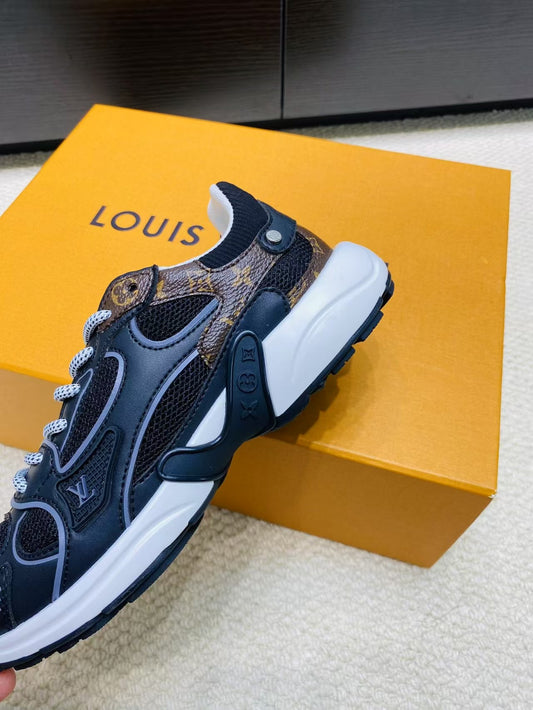 LV Olympia Sneaker Black Monogram couple's collection IAHOFH