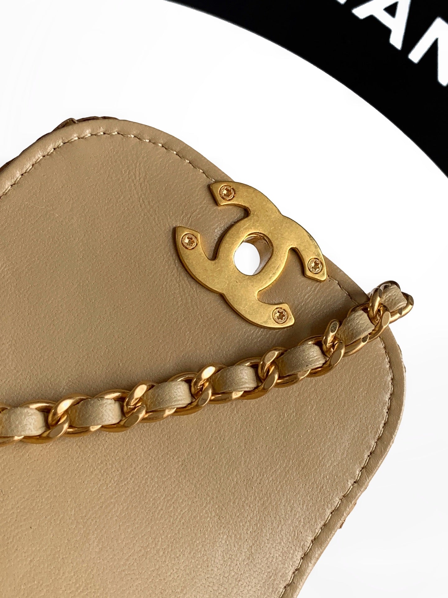 Chanel 26C Kelly Chain Bag Brown AS4416