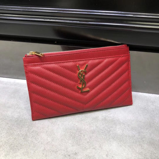 y504922 handbag calfskin maroon