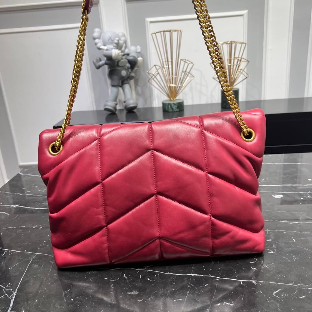 y577475 shoulder bag cross body bags maroon lambskin