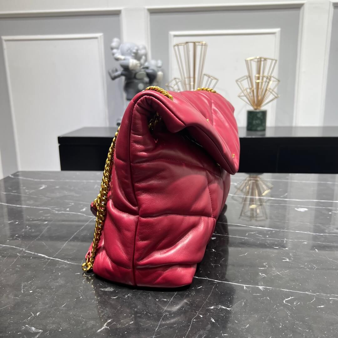 y577475 shoulder bag cross body bags maroon lambskin