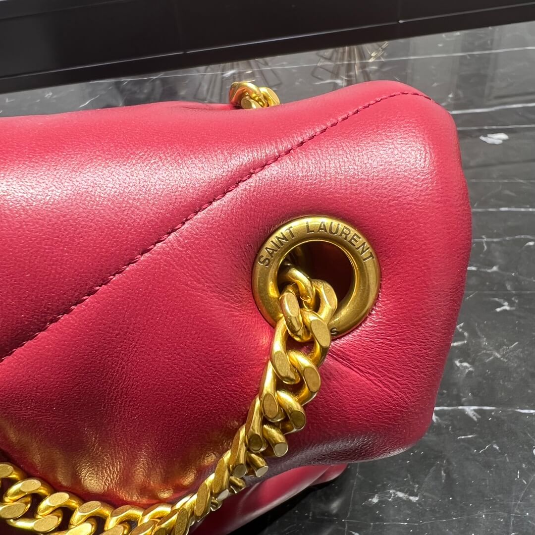 y577475 shoulder bag cross body bags maroon lambskin
