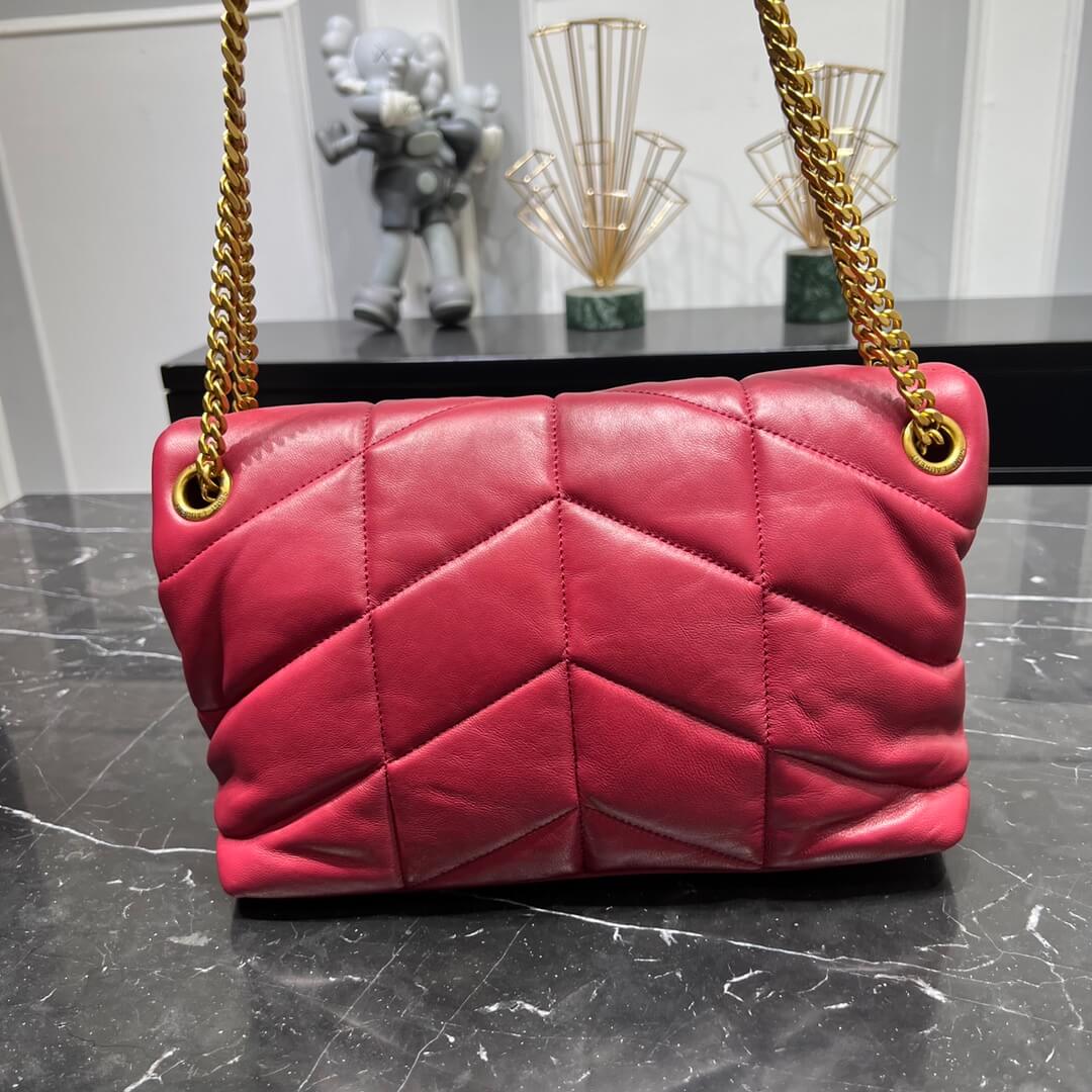 577476 cross body bags shoulder bag calfskin red gold hardware 29cm