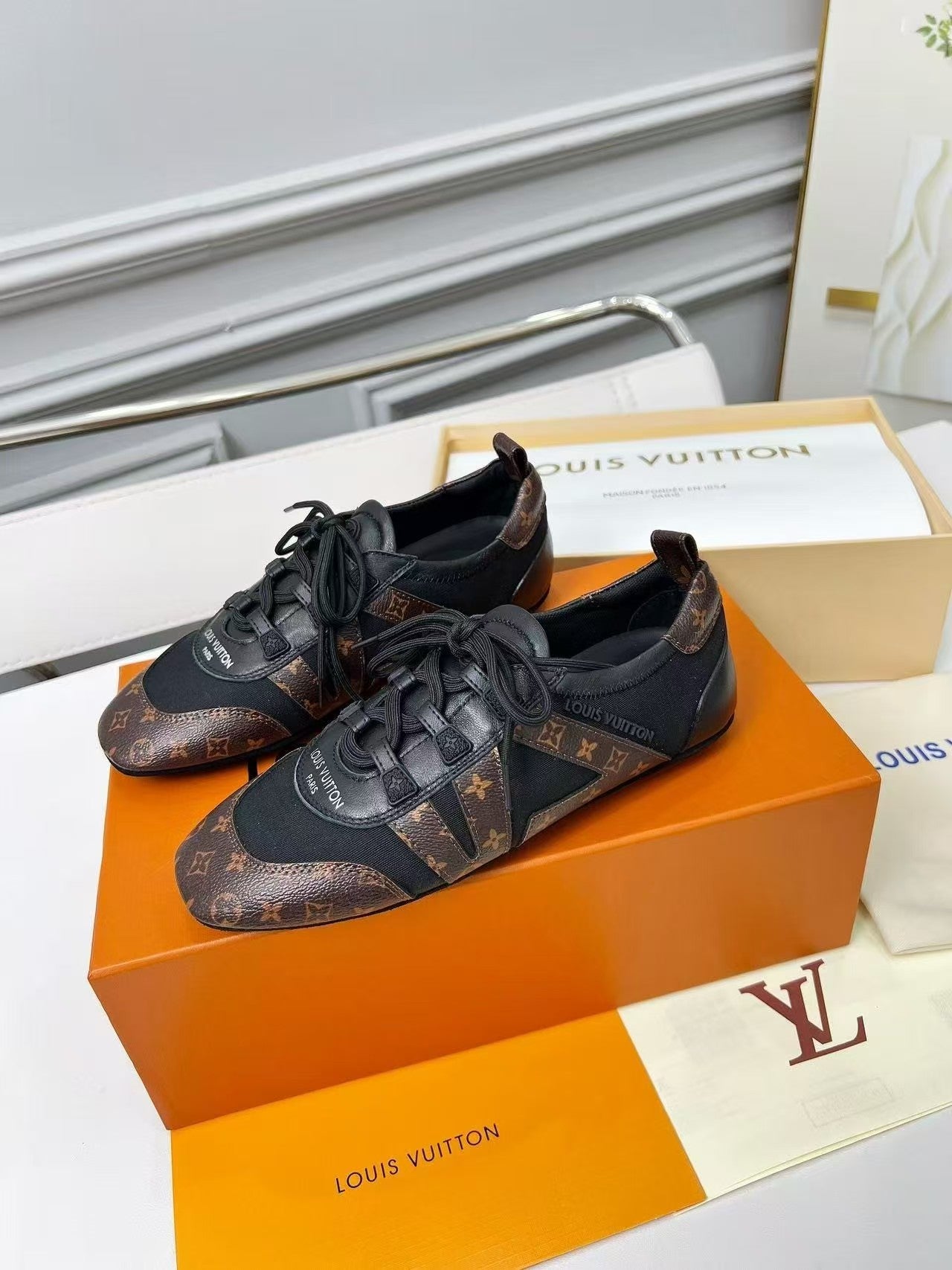 LV Sneakerina Brown 1AHNDK
