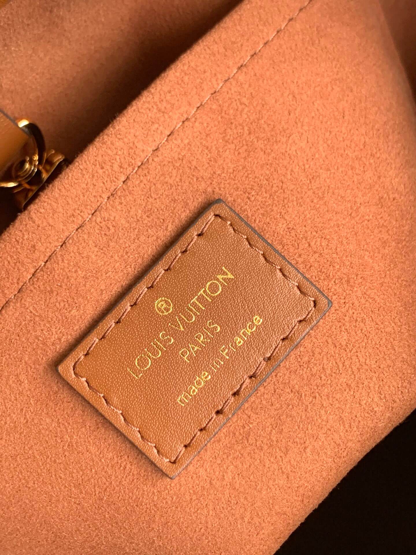 59962 saint jacques handbag embroidery brown 24cm