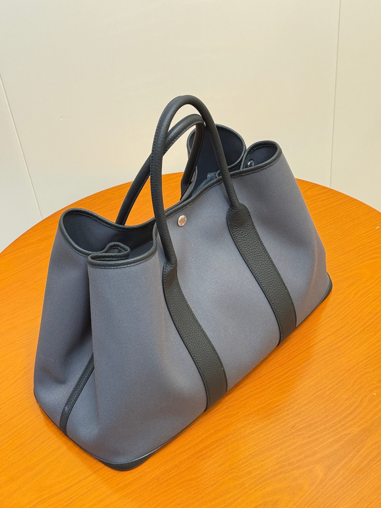 Hermes Garden Party 45cm Canvas Grey - View 5