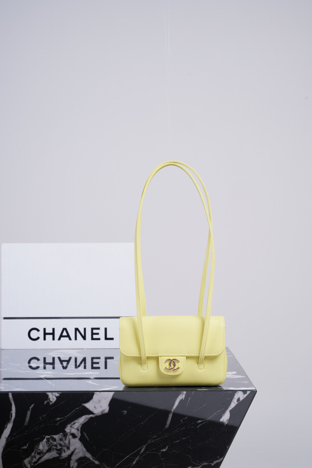 Chanel 26P Mini Preppy Coco Bag Yellow AP5068 - View 1
