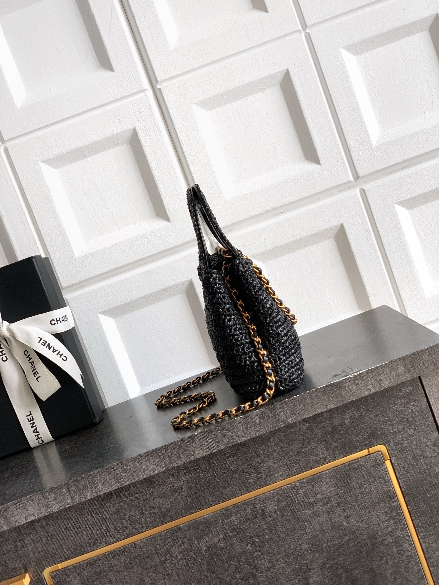 Chanel 26C Kelly Chain Bag Black AS4416