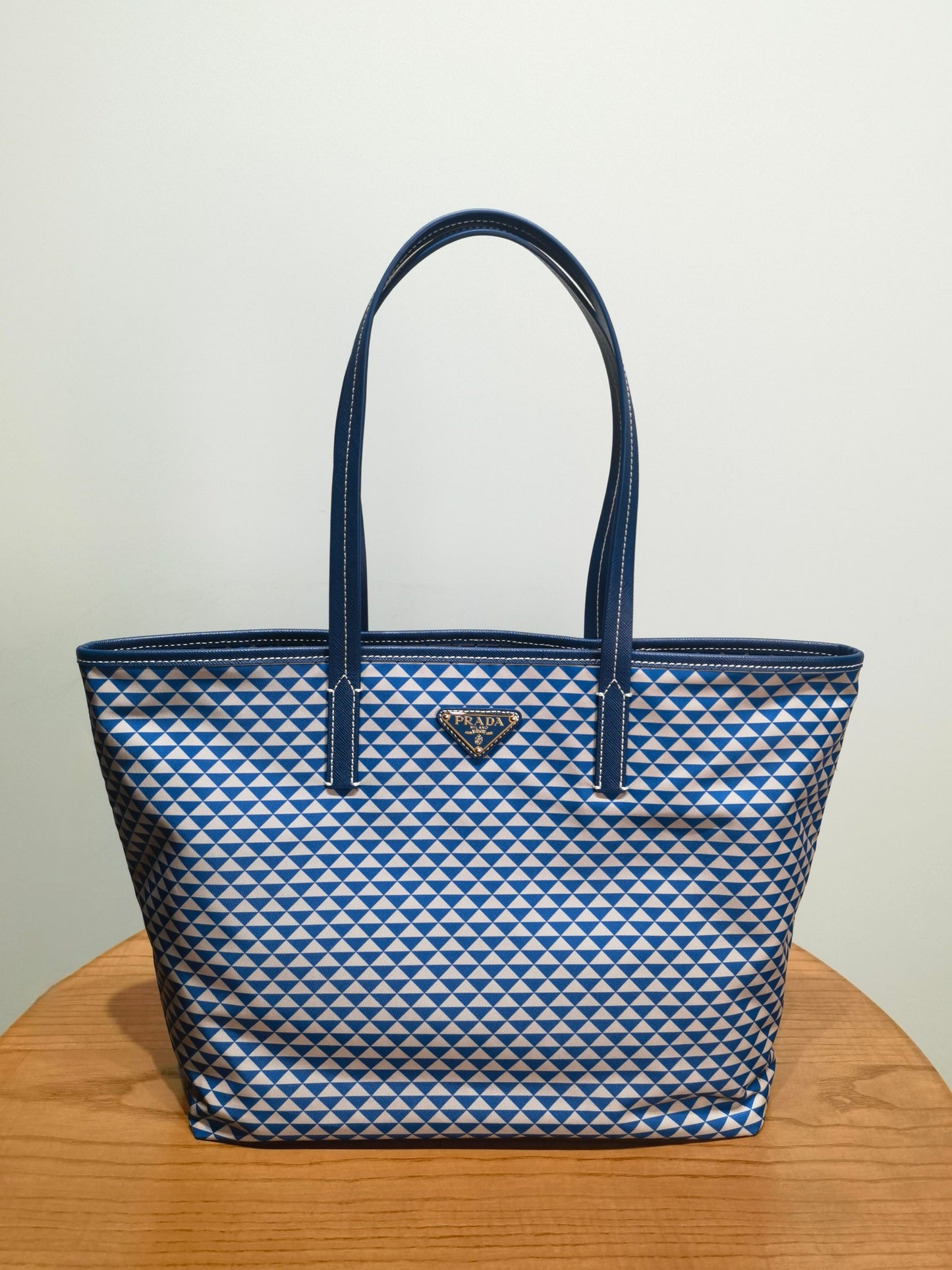 Prada 1BD552 Tote 1BD552 Blue - View 6