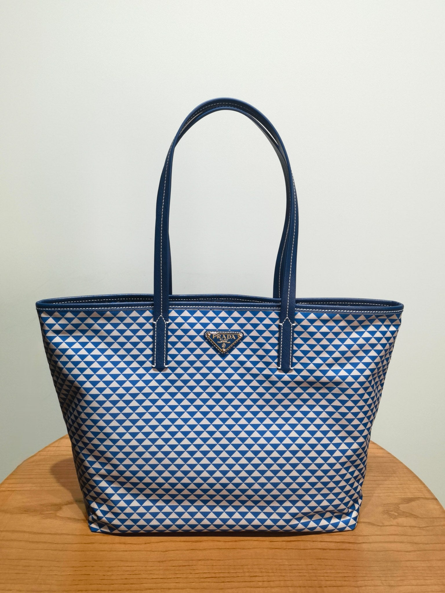 Prada 1BD552 Tote 1BD552 Blue - View 6