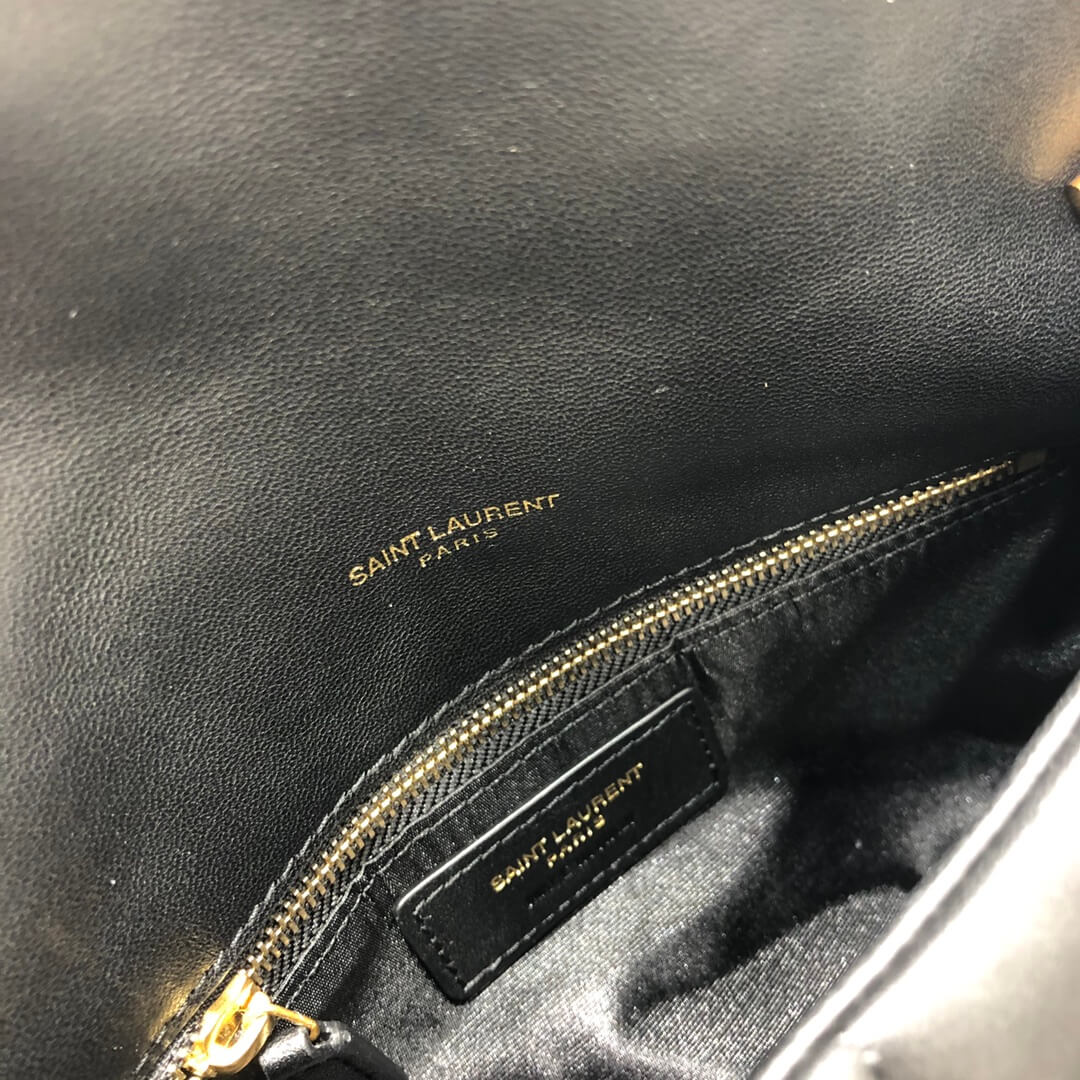 620333 loulou puffer monogram black 23cm black gold hardware
