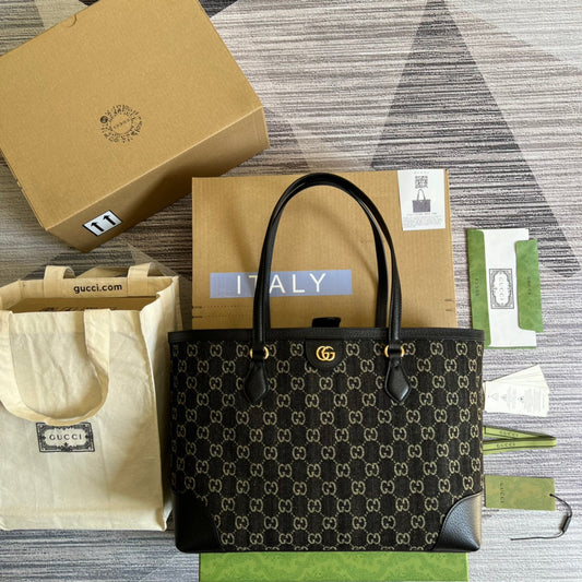 tote bag black waterproof fabric 631685