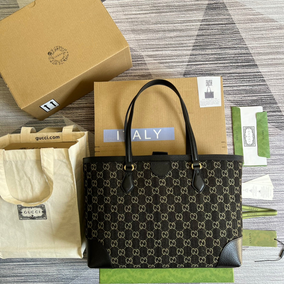 tote bag black waterproof fabric 631685