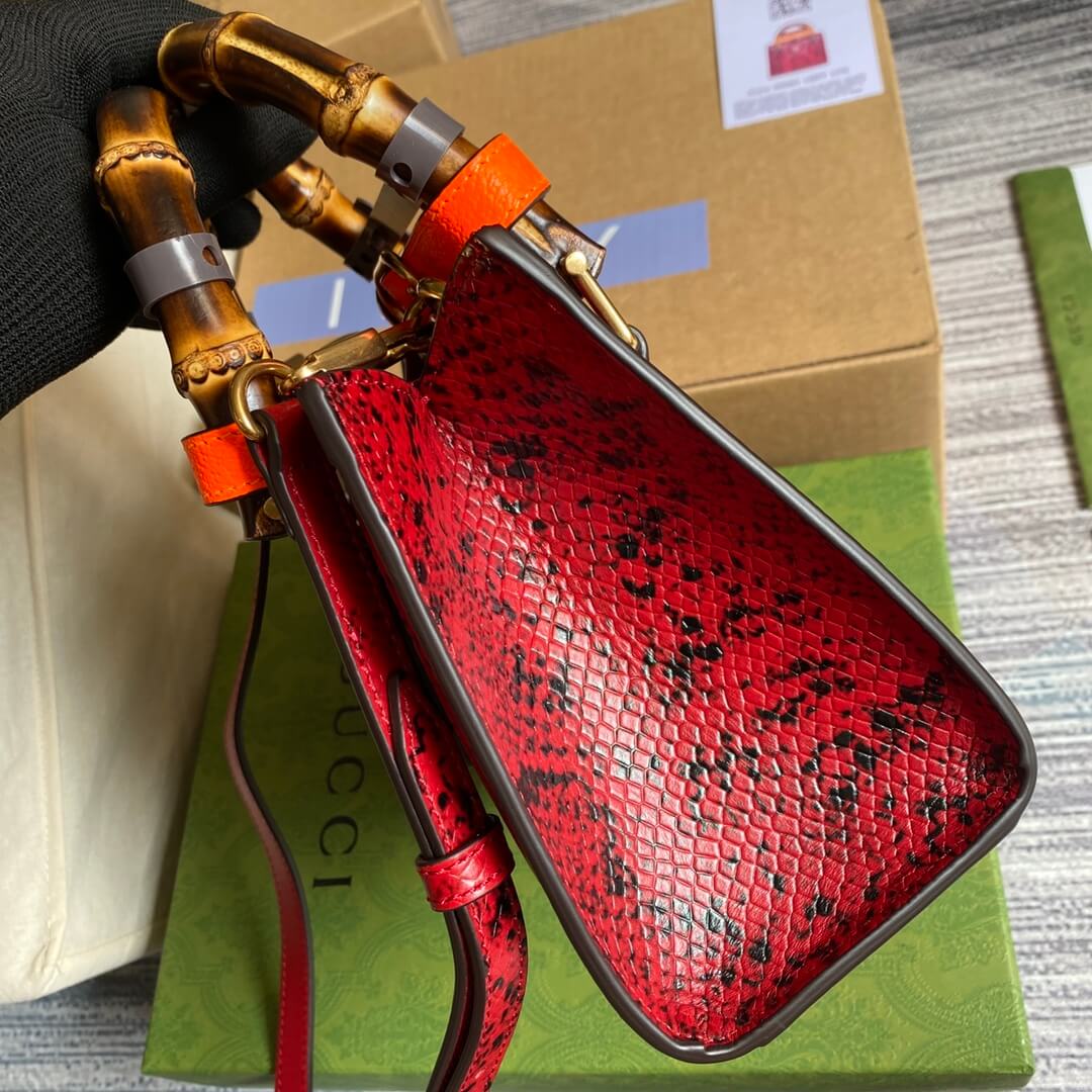 655661 tot bag totes mini red 20cm
