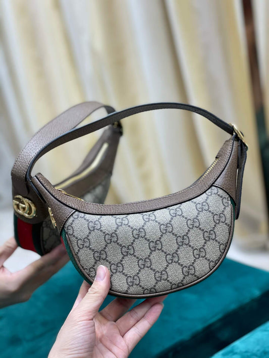 658551 ophidia gg mini bag brown 20cm