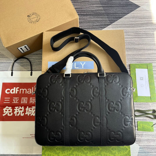 658573 handbag mens bag 40cm black briefcase