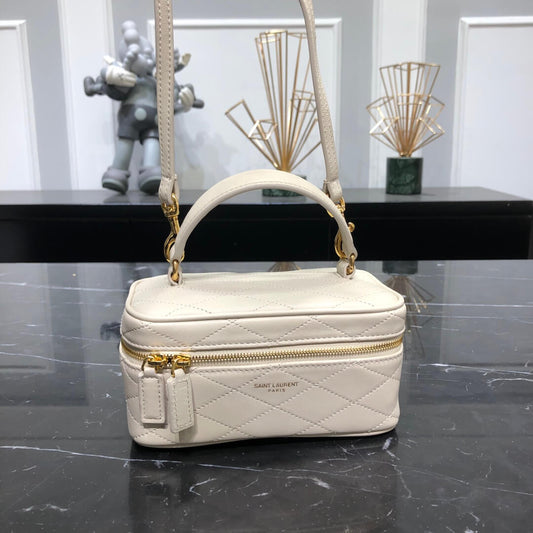 y669560 cross body bags shoulder bag grey calfskin rose gold